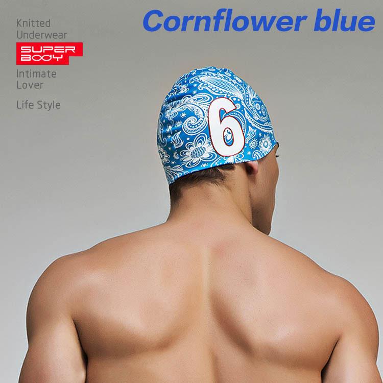 

Summer water man swimming caps silicone boys new blue bathing cap male adult professional waterproof ear Sale