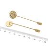 1pc [60mm] One line circular brooch Jewelry Accessories DIY Making Fashion Copper High-quality Brooch Accessories