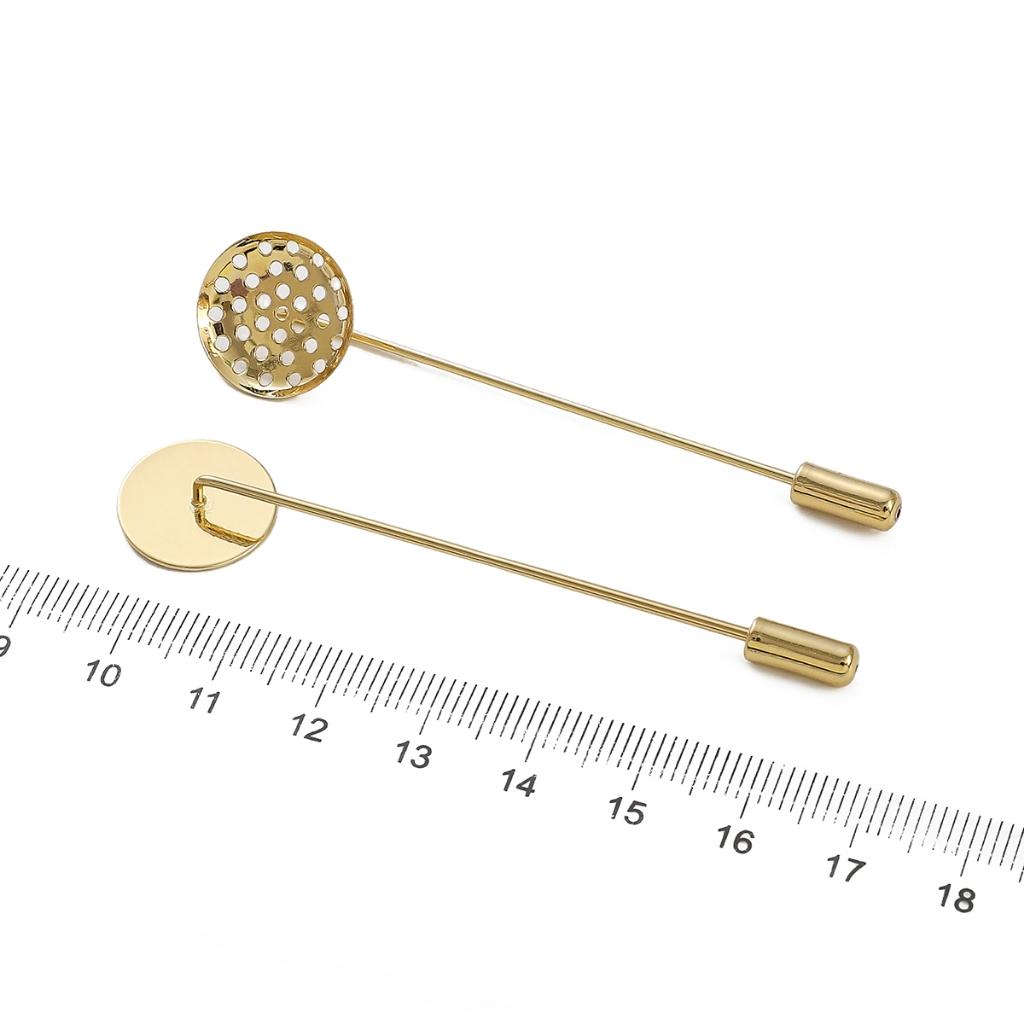 1pc [60mm] One line circular brooch Jewelry Accessories DIY Making Fashion Copper High-quality Brooch Accessories