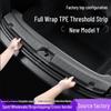 Tesla Model Y3 Trunk Sill Protector & Decorative Rear Guard Strip