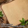 Summer Cool Mat for Pets Scratch-Resistant Wear-Resistant Large Breathable Natural Rattan Cooling Mat Anti-Slip Pet Bed
