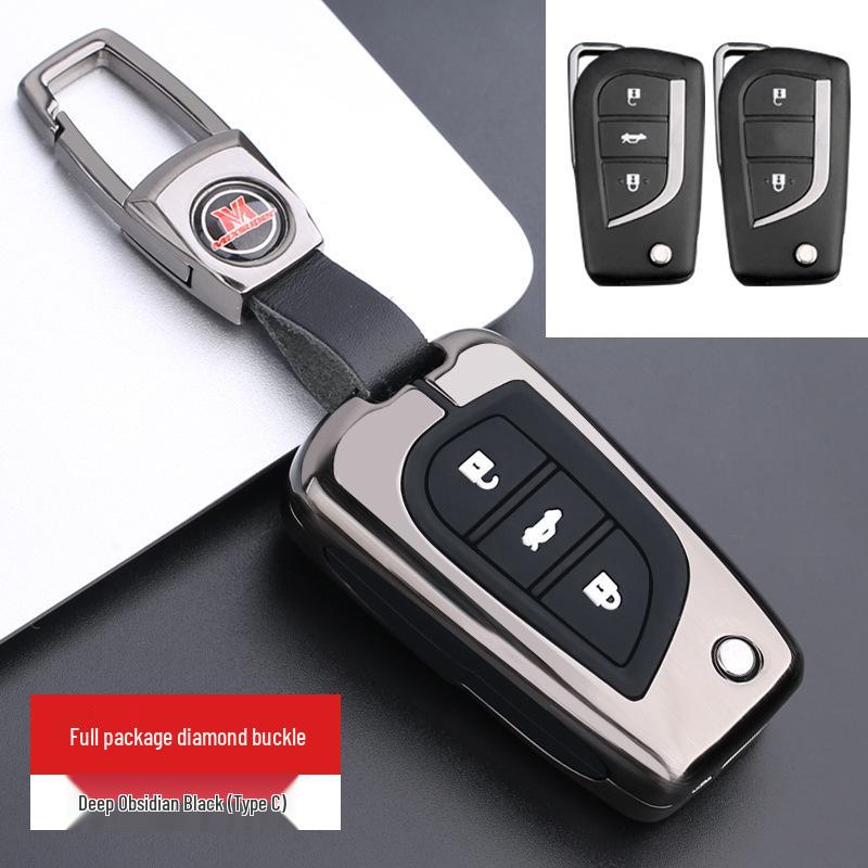Key Case for Toyota: Camry, Corolla, Levin, Dual-Engine, CHR, Izeh, Velanda, RAV4