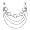 Moon Phase Metal Body Chain For Women Men With Multi Layer Punk Style Waist Accessory