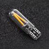 Pair of 8-28V W5W T10 Glass COB Filament LED Car Reading DRL Turn Signal LED Bulb White Light