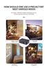 M200S Portable Mini LED Projector for Mobile Phone Home Theater, Supports 1080p Wired Screen Mirroring