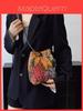 Pvc Glitter Embellished Envelope Bag With Chain For Daily Use