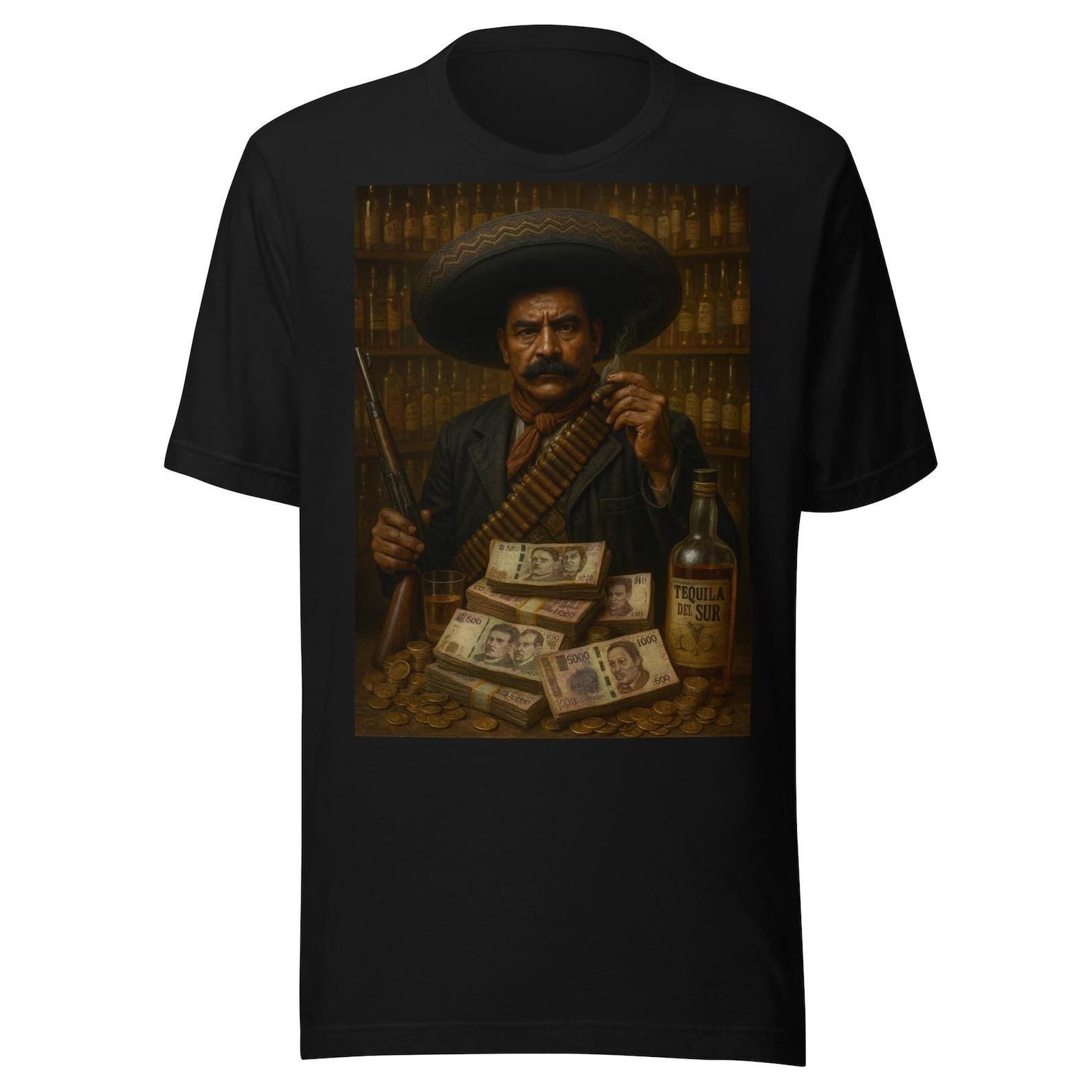 General Emiliano Zapata Money Unisex t-shirt M