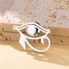 Dawapara Antikes Ägyptisches Augensymbol Anstecknadel Auge des Horus Brosche Spiritueller Schmuck Schutz Amulett Edelstahl Zubehör