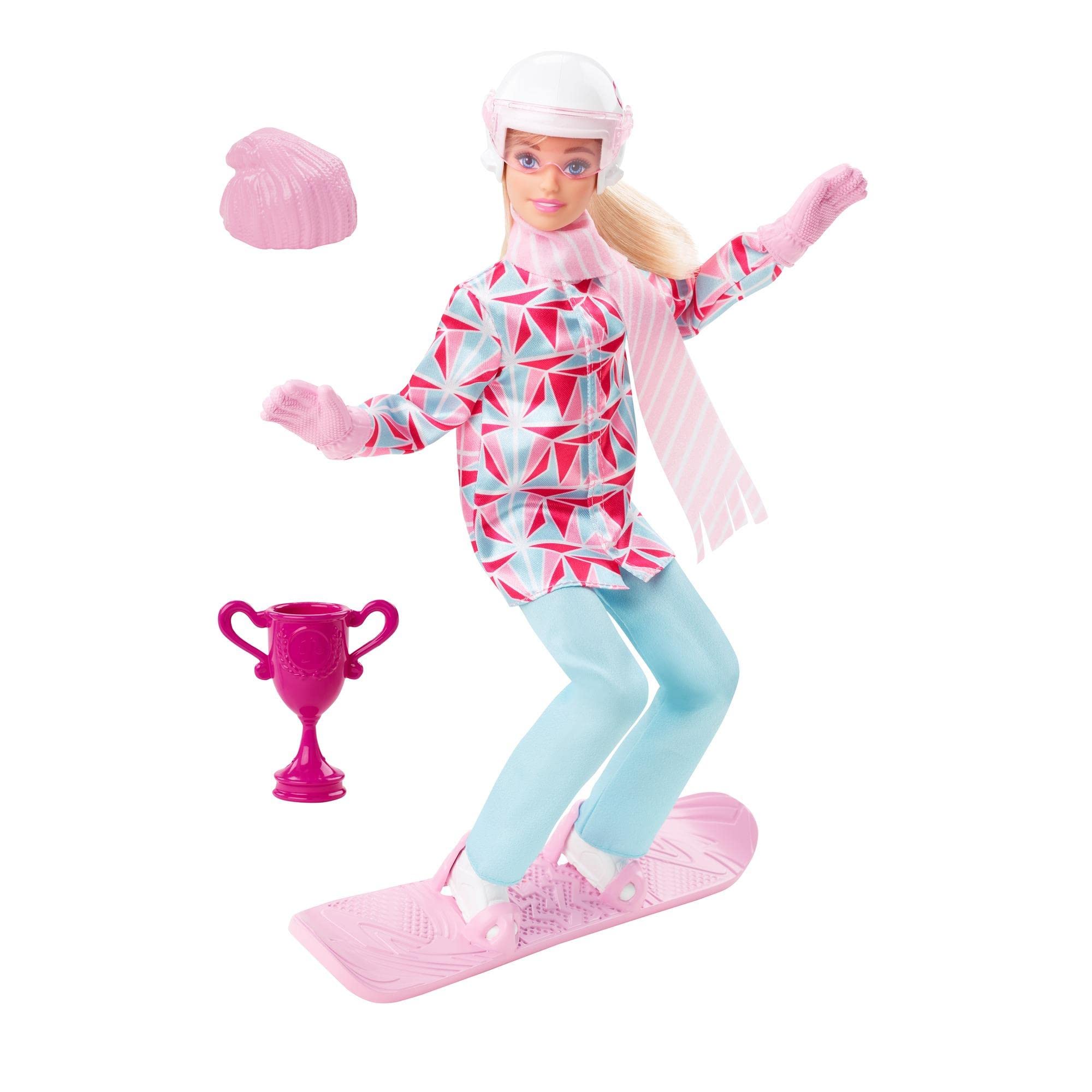 Barbie Snowboarder Blonde Doll Mattel HCN32