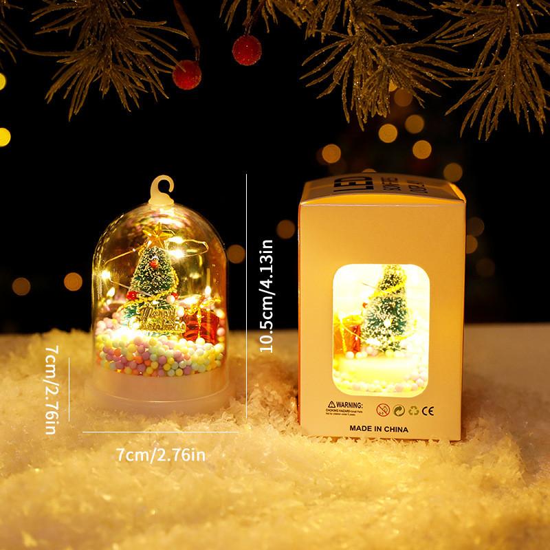 

Christmas Decor Night Light With Snow Scene And Gift Light For Kids Holiday Celebration