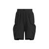 Shorts tissés mixtes style futuriste Shorts décontractés Homme Noir JI9891