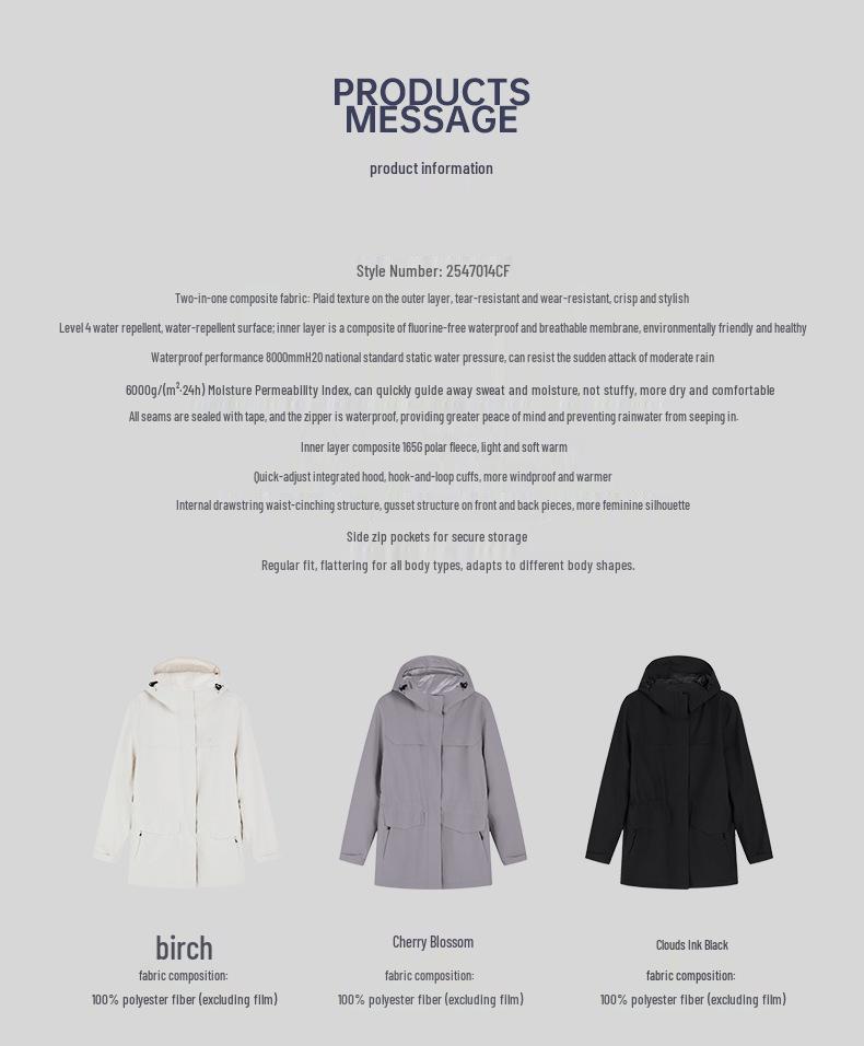 Women's Slimming Mid-length Hooded Jacket - Plus Velvet, Warm, Breathable, Windproof, Waterproof for Winter Outdoor Mountaineering.