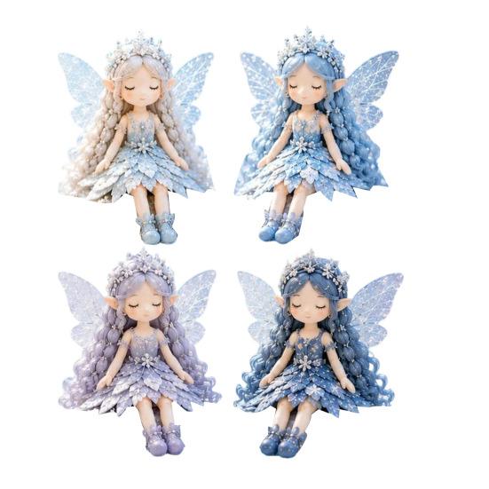 Cute Fairy Dolls Comprehensive Patchwork Kit Ring Fabric Green 30 Cm 1 Pc
