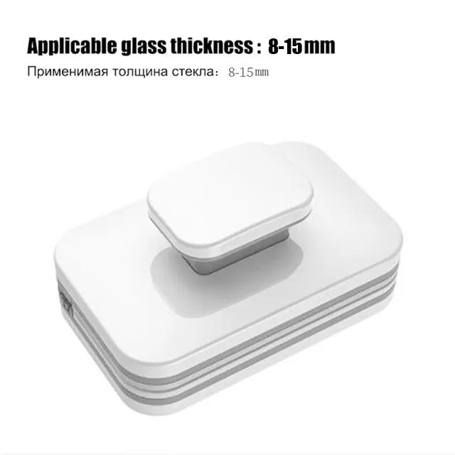 Glasflächenwischer Doppelseitiges Magnetisches Reinigungswerkzeug Schwamm Fensterputzer, Haushalt Magnetische Glasreinigungsbürste für Zuhause