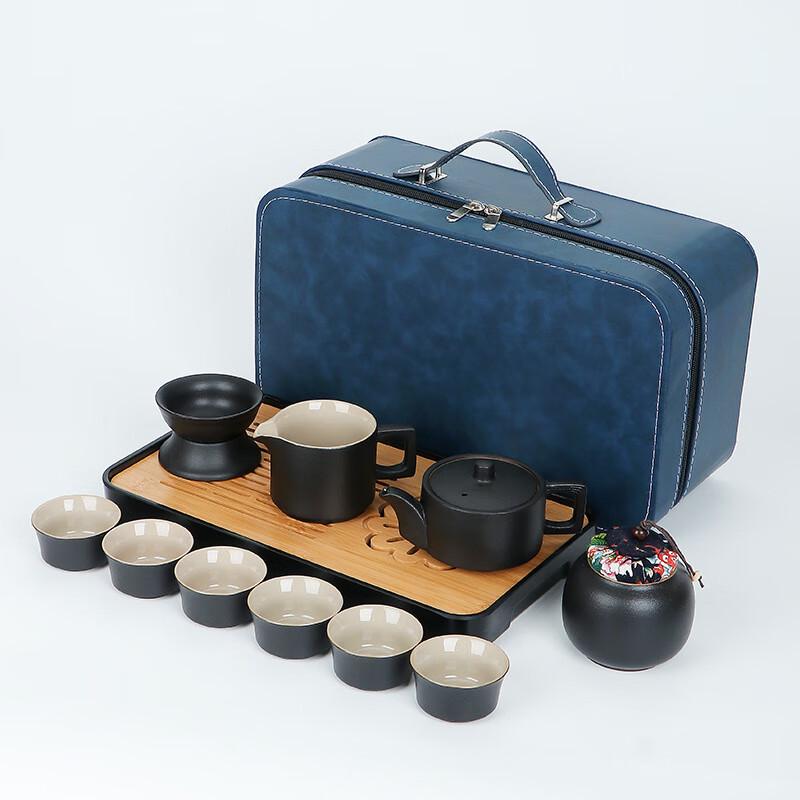 Shangqi Classic Black Ceramic Tea Set