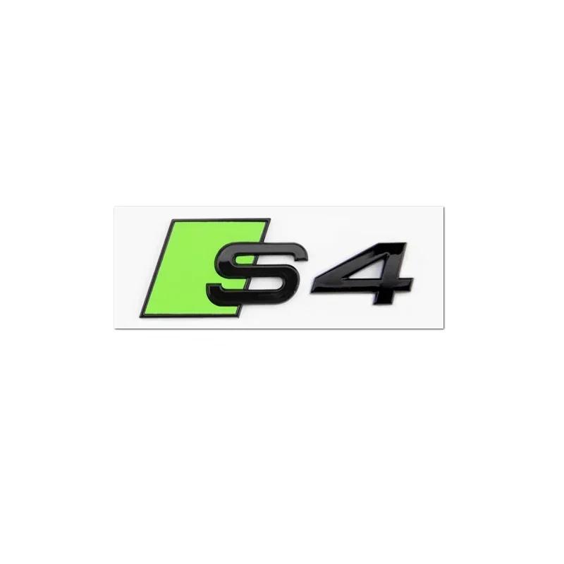 New ABS badge modified sticker TTS TTRS green badge A SQ3 SQ7 S3 S4 S5 S6 S7 S8 RS3 RS5 RS7 trunk letter.Exterior parts
