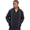 Mens Colour Block Contrast Piping Raglan Track Jacket