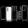 For Samsung Galaxy A57 5G Case Precise Cutouts Acrylic TPU Clear Phone Cover with Laser-printed Film
