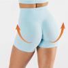 Pantaloncini Push Up a Vita Alta Elasticità Traspiranti Arricciati sul Sedere Moda Corsa Pantaloncini Sportivi Abbigliamento da Donna Palestra