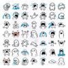 50 Magic Villain Mood Stickers Fun Funny Stickers Hand Account Mobile Phone Case Decoration Waterproof Without Leaving Glue Sticker
