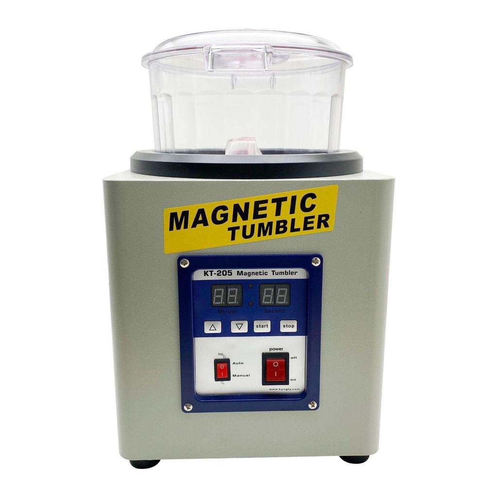 KT185 Magnetischer Polierer für Rost, Entgraten, Schmuckreinigung, Fleckenentfernung und Präzisionsmetallschleifen und Polieren