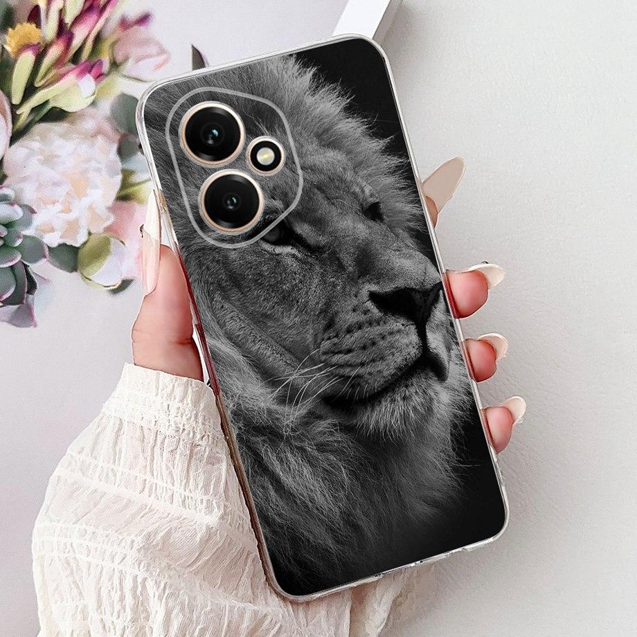 For Huawei Honor 400 400 Pro Case Dragon Love Heart Animals Pattern Back Cover Soft Silicone TPU Clear Bumper Camera Protection