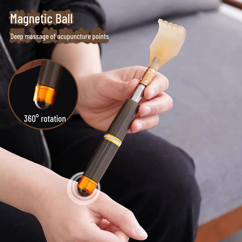 Retractable Multi-Function Back Scratcher: Itch Relief Rake for Seniors