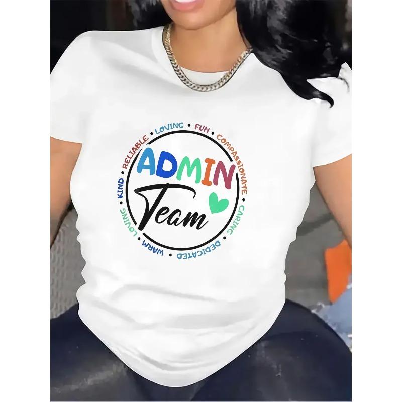 

Short Sleeve T-Shirt ,Featuring Fun And Colorful Design, Lightweight And Breathable Fabric, Stylish And Versatile Top For Women S белый