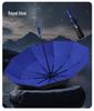 20-Rib Automatic Dual-Use Sun & Rain Protection Umbrella with UV Shield