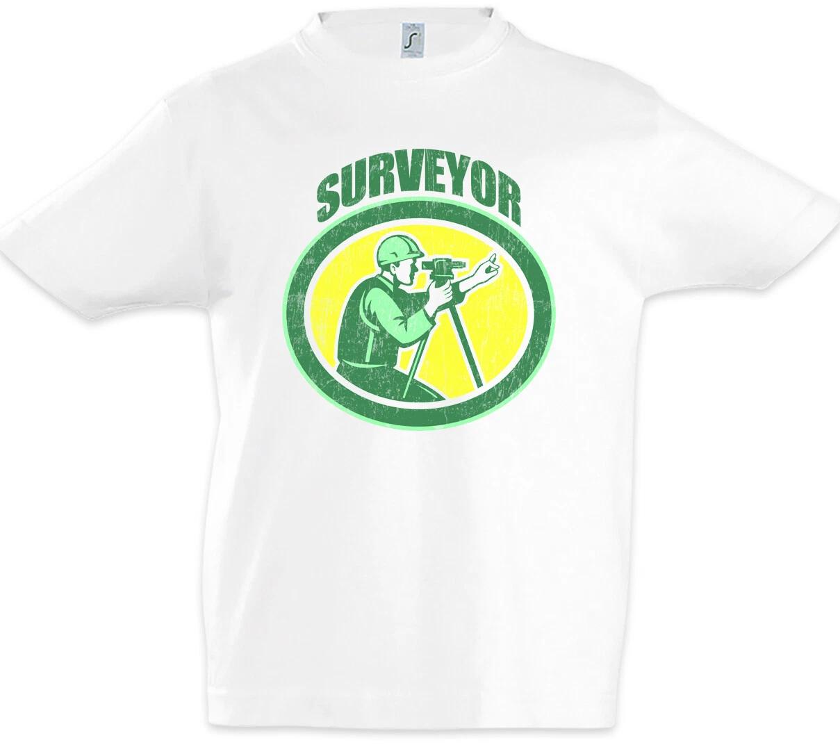 Surveyor II Kids Boys T-Shirt Engineer Construction Supervisor Site Manager 100