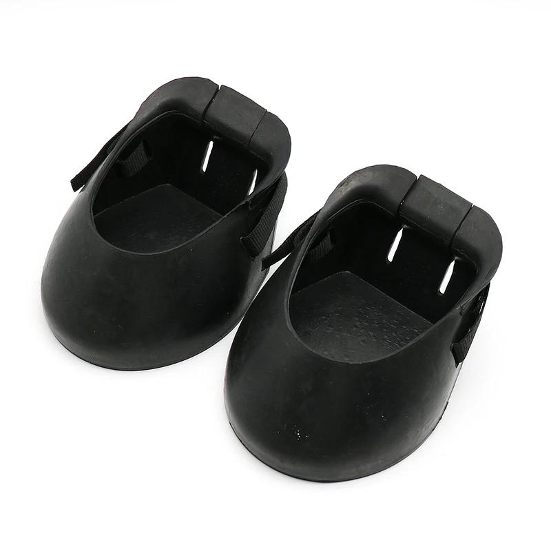2 PIEZAS Goma Antideslizante Herraduras Ecuestres para Caballos Botas para Herraduras Reparación Corrección Rendimiento del Casco del Caballo Casco Protectores de Casco