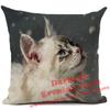Cat Cushion Cover Kitten Printed Linen Throw Pillows Living Room Sofa Decor Throw Pillows Home Decoration Pillowcase Xcm