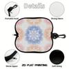 2D-Elegant Floral Printed Eyewear Pouch, Protective Sunglasses Case for Women, Portable Soft Fabric Glasses Holder, Lightweight Travel Organizer Acces