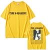 Rock Band Type O Negative Peter Steele T Shirts Unisex Women Vintage Metal Gothic Tshirt Male Casual Oversized Pure Cotton Tshirts