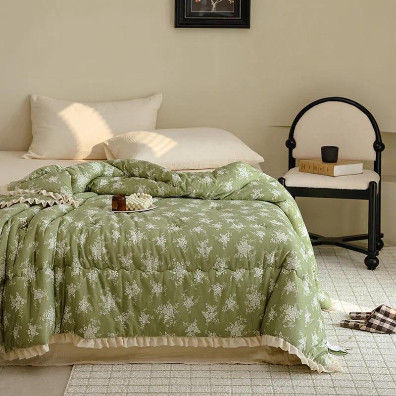 Version of Cloud Marshmallow Knitted Cotton Lace Machine Washable Soybean Fiber Quilt Core Four Seasons Sleeping Naked Quilt