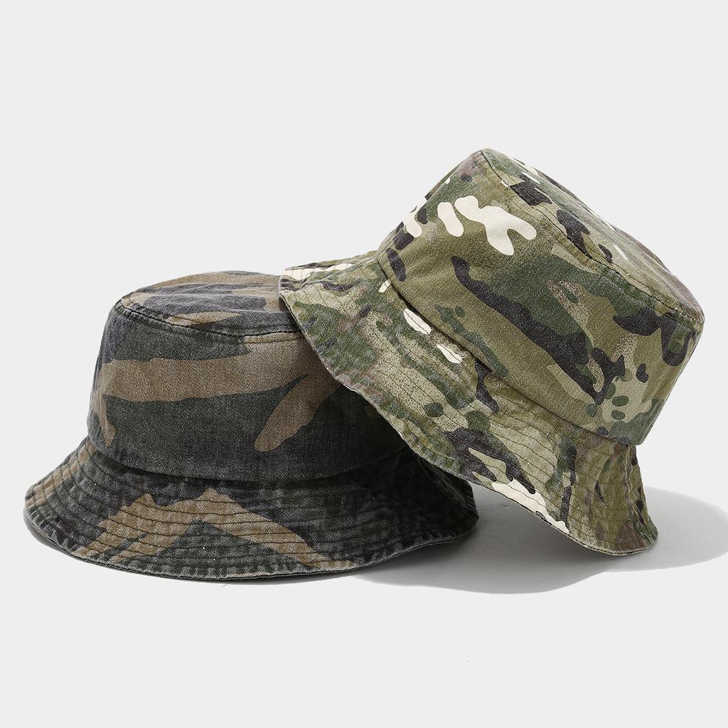 Customizable logo Casual Fashion Reversible Bucket Hat Camouflage Leopard Design Waterproof Quick Dry Outdoor Fisherman Hat