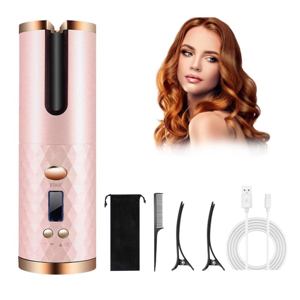 Wireless Electric Hair Curler Portable Cordless Automatic Curler  Hair Styling Tool
