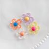 Handmade Resin Accessories: Five-Petal Flower Phone Case, Clogs, Magnet, Keychain & Hair Clip