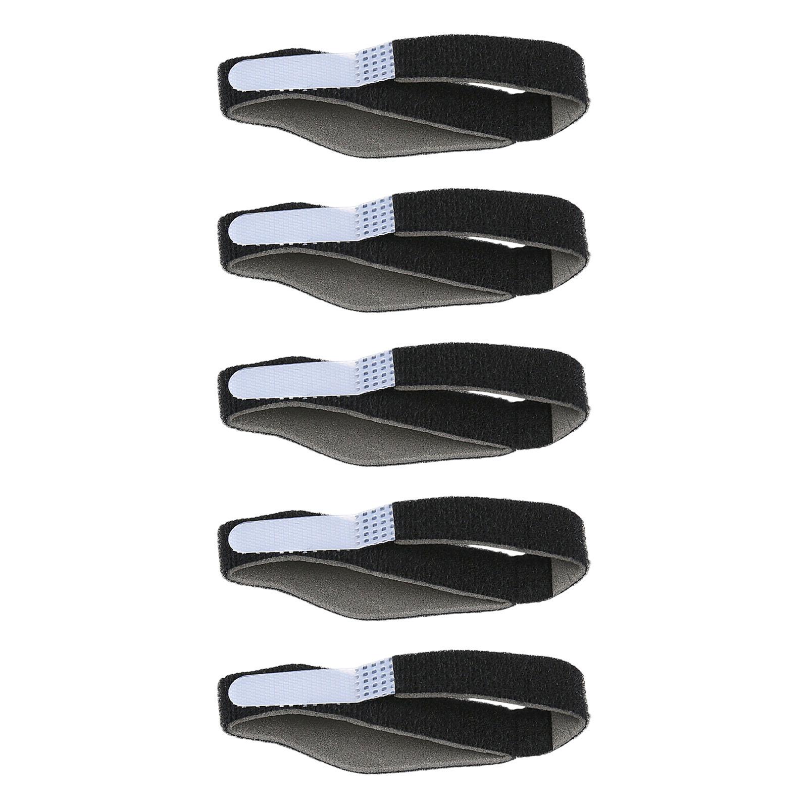 

5 шт. ремешков для пальцев, портативные ремешки-бадди для пальцев, инструмент для выравнивания пальцев для поддержки поврежденного пальца и облегчения артрита L