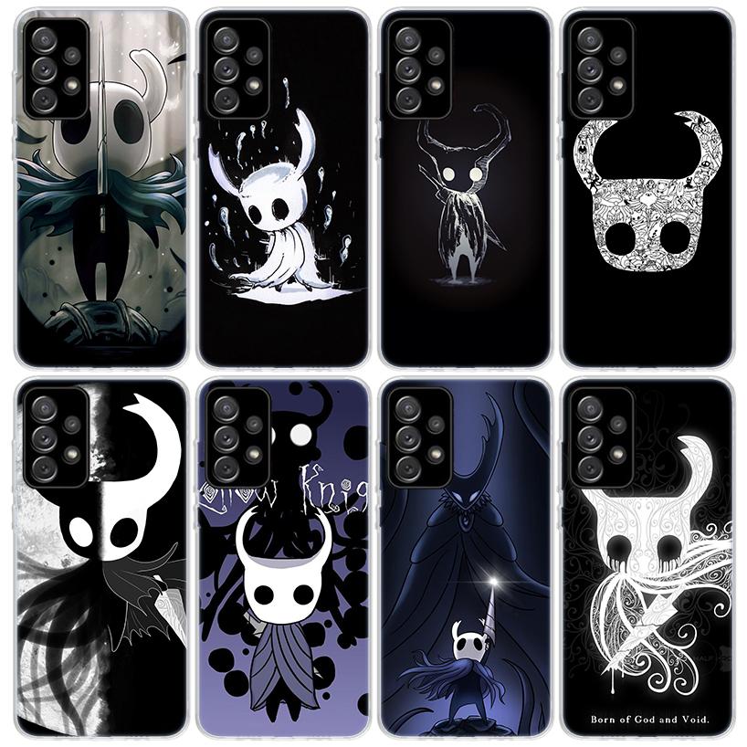 Černé pouzdro Hollow Knight pro Samsung Galaxy A17 A57 A37 A16 A26 A36 A56 A15 A25 A35 A55 A14 A13 A54 A53 A34 A24 A33 A23 Ga