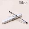 Unisex Pocket Reading Glasses Slim Mini Metal Readers with Pen Tube Case Reader Eyeglasses Diopter +1.0/1.5/2.0/2.5 Dropshipping