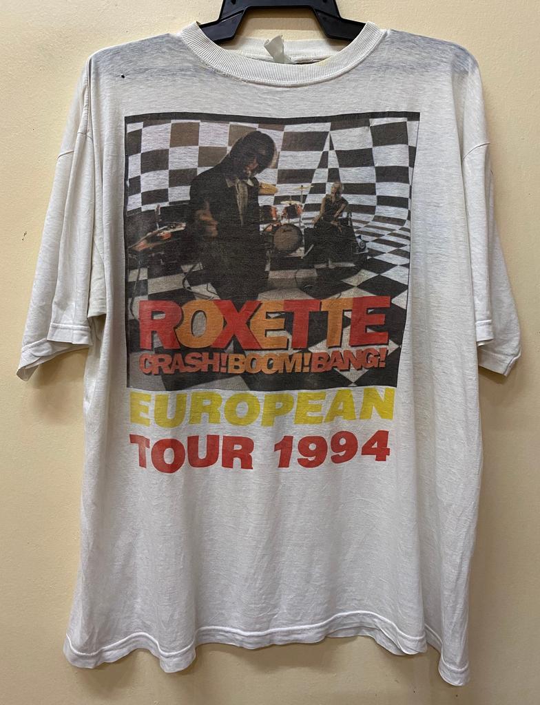 Vintage 90s Roxette Europe Tour 1994 t shirt