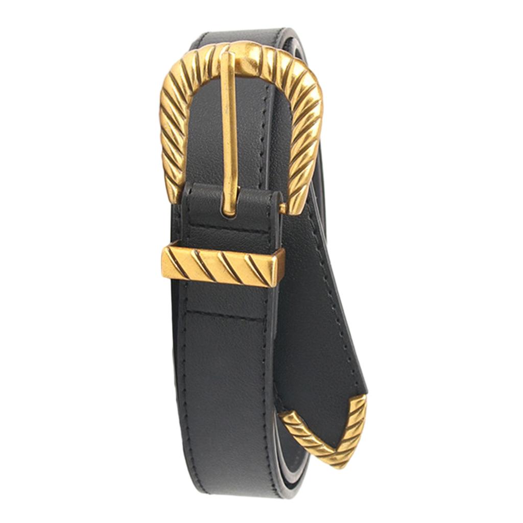 Skinny Belt Jean Waistband Y2K Style Vintage Buckle Waistband for Hip Hop Bands Player Country Girls