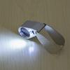 1Pc  Sales with Banknote Inspection Function with Lamp Large Diameter Jewelry Mirror Magnifying Glass Banknote Inspection Lamp