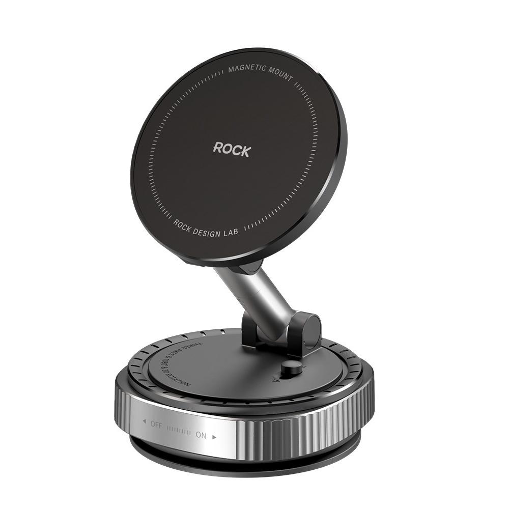 Upgraded Vacuum Magnetic Phone Holder 360° Rotatable Suction Phone Mount Phone Holders for Your Car Strong Suction Cup Magnetic Car Phone Mount for i
