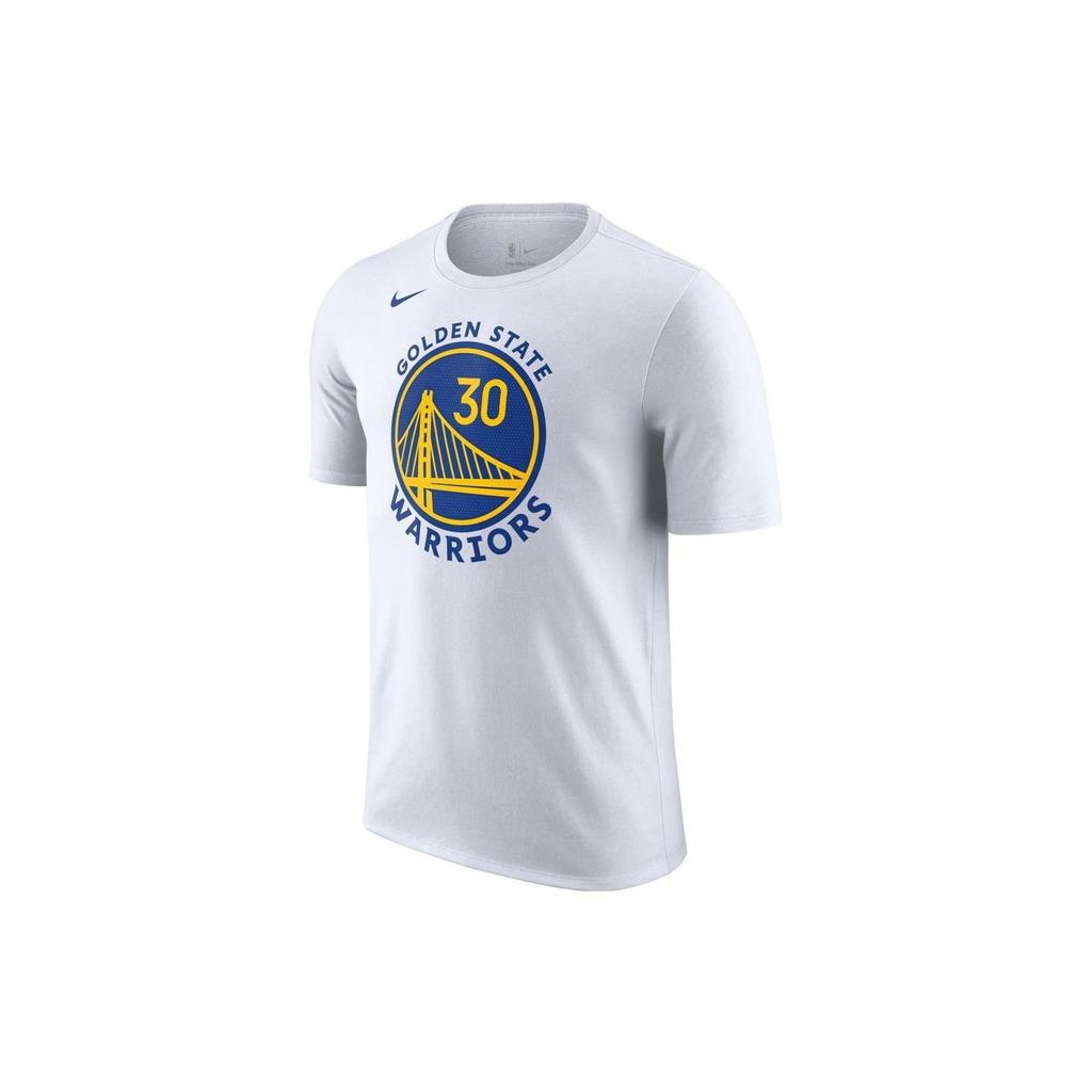 Nike NBA Golden State Warriors Stephen Curry T-shirt White/Blue Men Streetwear DR6374-103