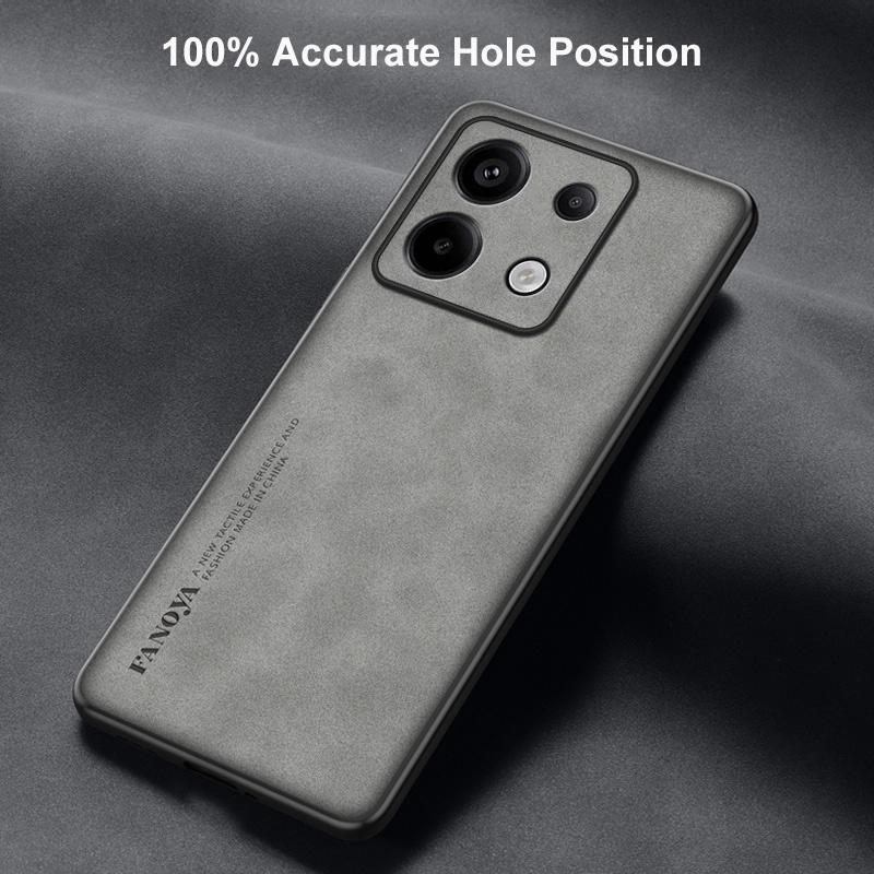For Redmi Note 13 Pro 4G Case Luxury PU Leather Phone Case For Xiaomi Redmi Note 13 Pro 5G Back Cover Silicone Full Protection