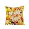 Home Thanksgiving Pumpkin Polyester Pillow Cover Home Sofa Pillow Cushion Cover