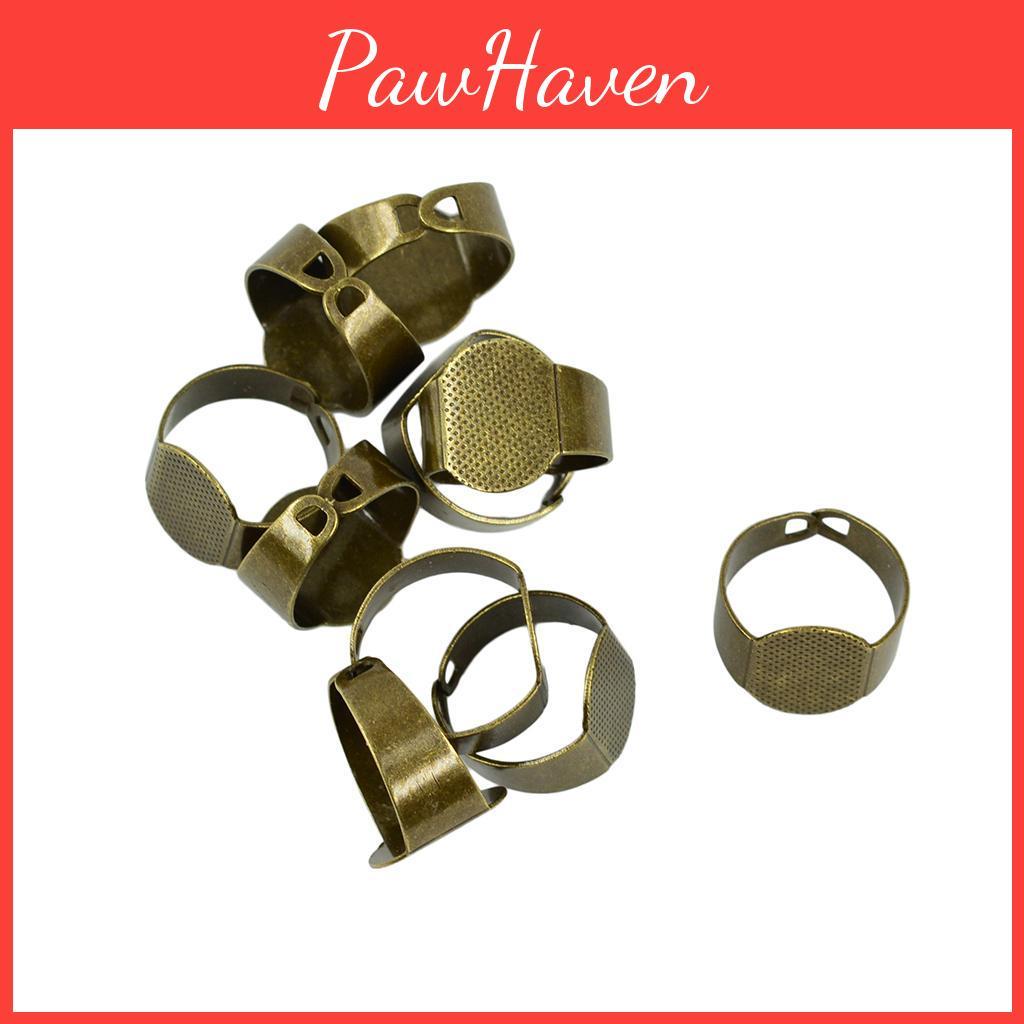 10pcs Rings Blank Adjustable 15x10mm Base Flat Pad Diy Jewellery Making Craft