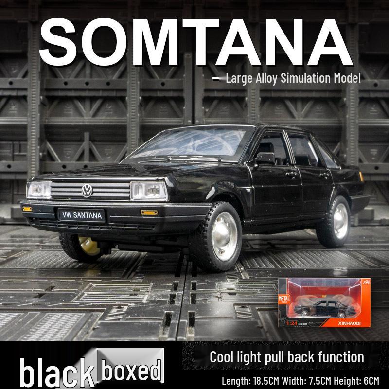 

Haodi C2431 Ретро Седан Модель Машинки из Сплава Игрушка с Инерционным Механизмом, Звуком, Светом и Амортизацией чёрный